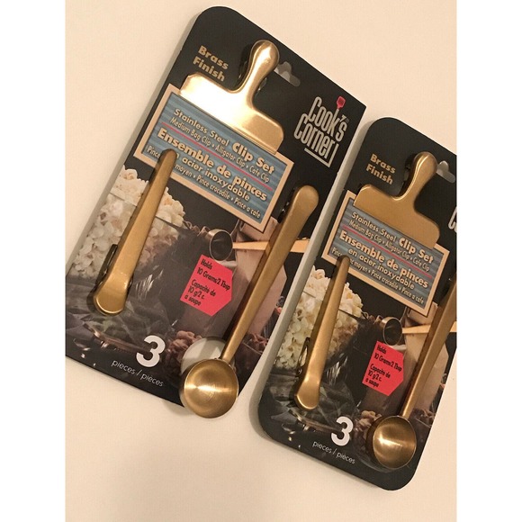 6 Pieces Heavy Duty Bag Clips for Organizing Kitchen Coffee Measuring Spoon - Picture 7 of 13